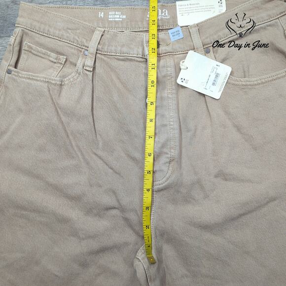 a.n.a High Rise Balloon Jeans Size 14 - Picture 4 of 6